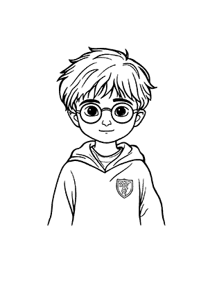 Coloriage Harry Potter