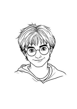 Coloriage Harry Potter