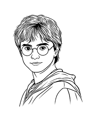 Coloriage Harry Potter