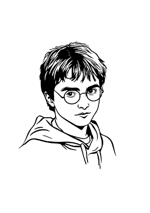 Coloriage Harry Potter