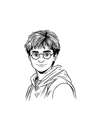 Coloriage Harry Potter