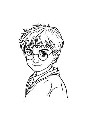 Coloriage Harry Potter