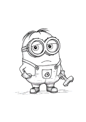 Coloriage Minion