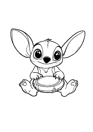 Coloriages de Stitch